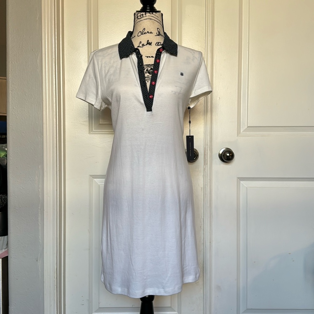 NWT Tommy Hilfiger Collared Polo Style Knit Dress size M